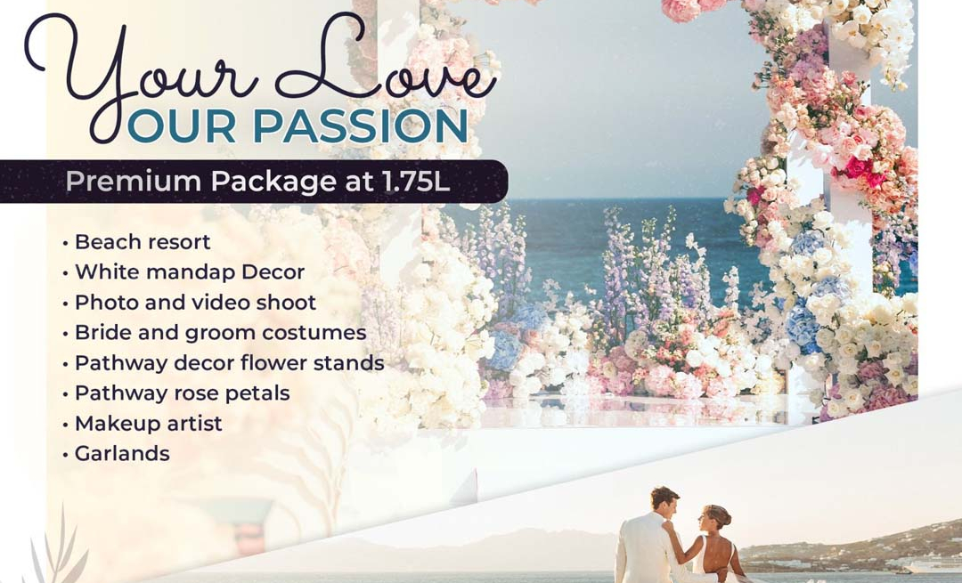 Sea Side Wedding – Premium Package