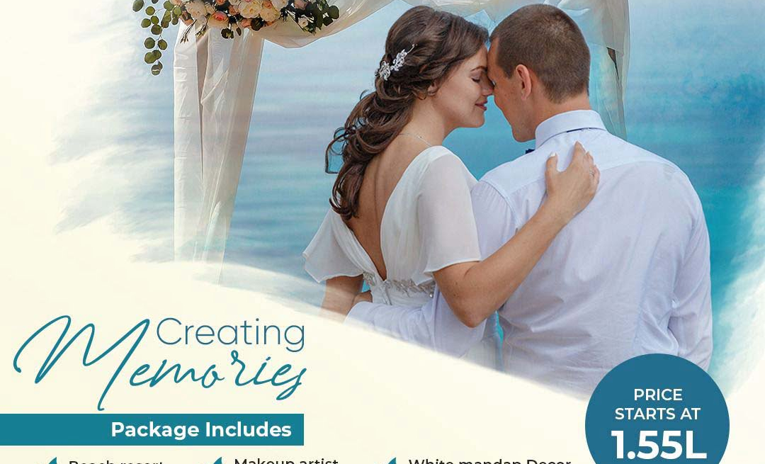 Sea Side Wedding – Standard Package