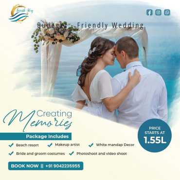 Sea Side Wedding – Standard Package